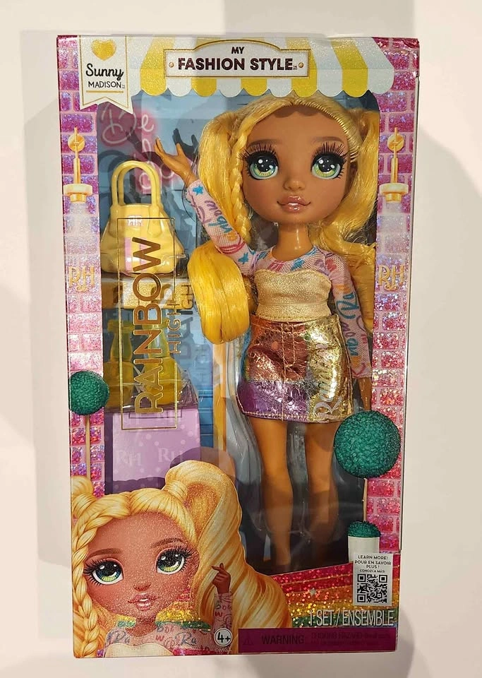 Rainbow High My Fashion Style Sunny Madison Doll NIB