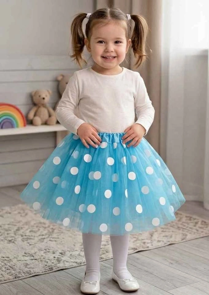 Adorable Polka Dot Tutu Skirt Set - New + Free Gifts!