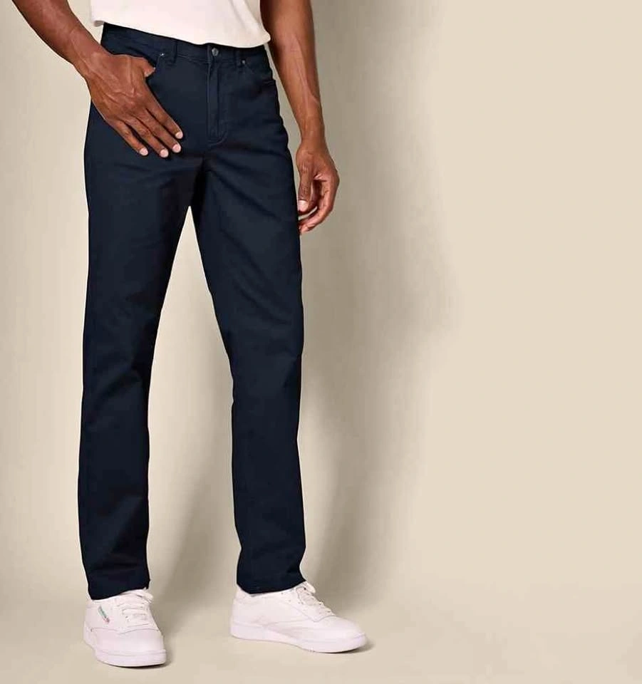 NEW Men’s Classic Navy Chinos – Size 34W x 33L