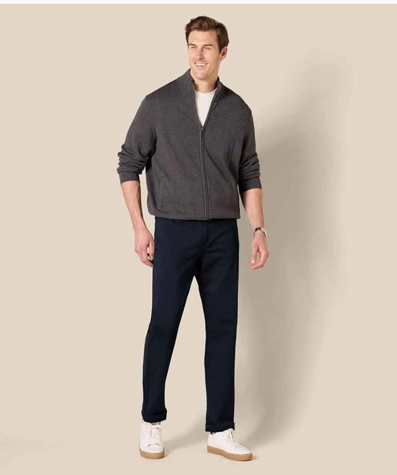 NEW Men’s Classic Navy Chinos – Size 34W x 33L - photo 5