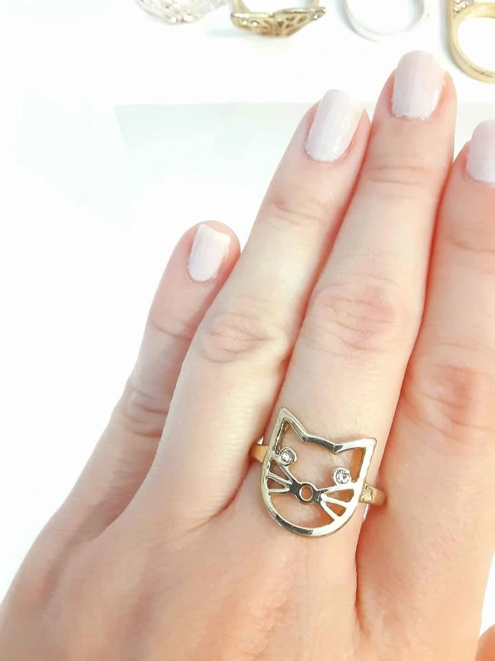 Cute Ring Lot Size 8 - Claires Katy Perry Prism Line (Free Ring - photo 5