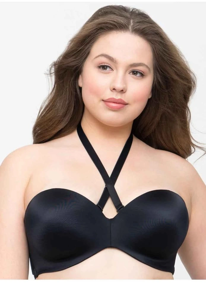 Curvy Couture Women's Smooth Multi-layered Strapless Bra 44DDD - photo 2
