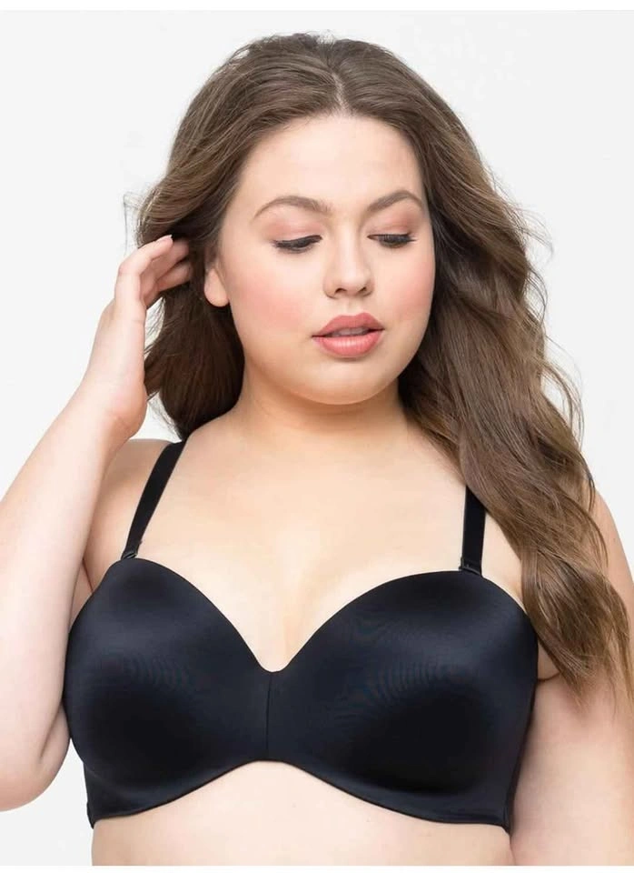 Curvy Couture Women's Smooth Multi-layered Strapless Bra 44DDD - photo 3