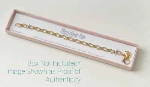 18kt Gold Plated Charm Bracelet - Enesco Growing Up Girls - photo 5