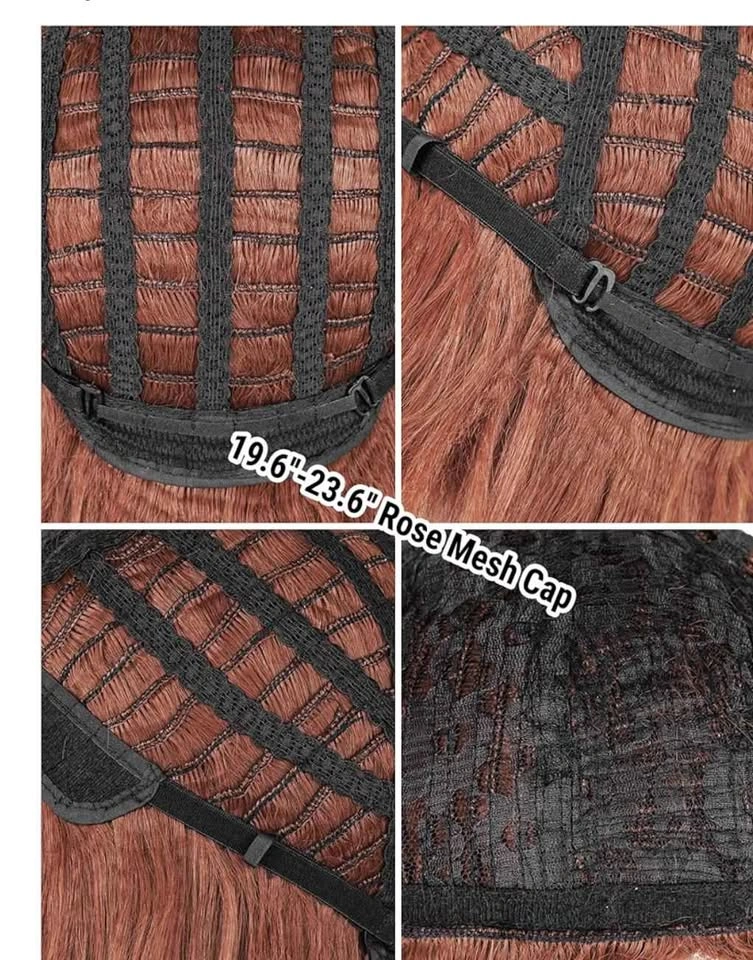 Stylish Auburn/Copper Bob Wig – Natural look - photo 4