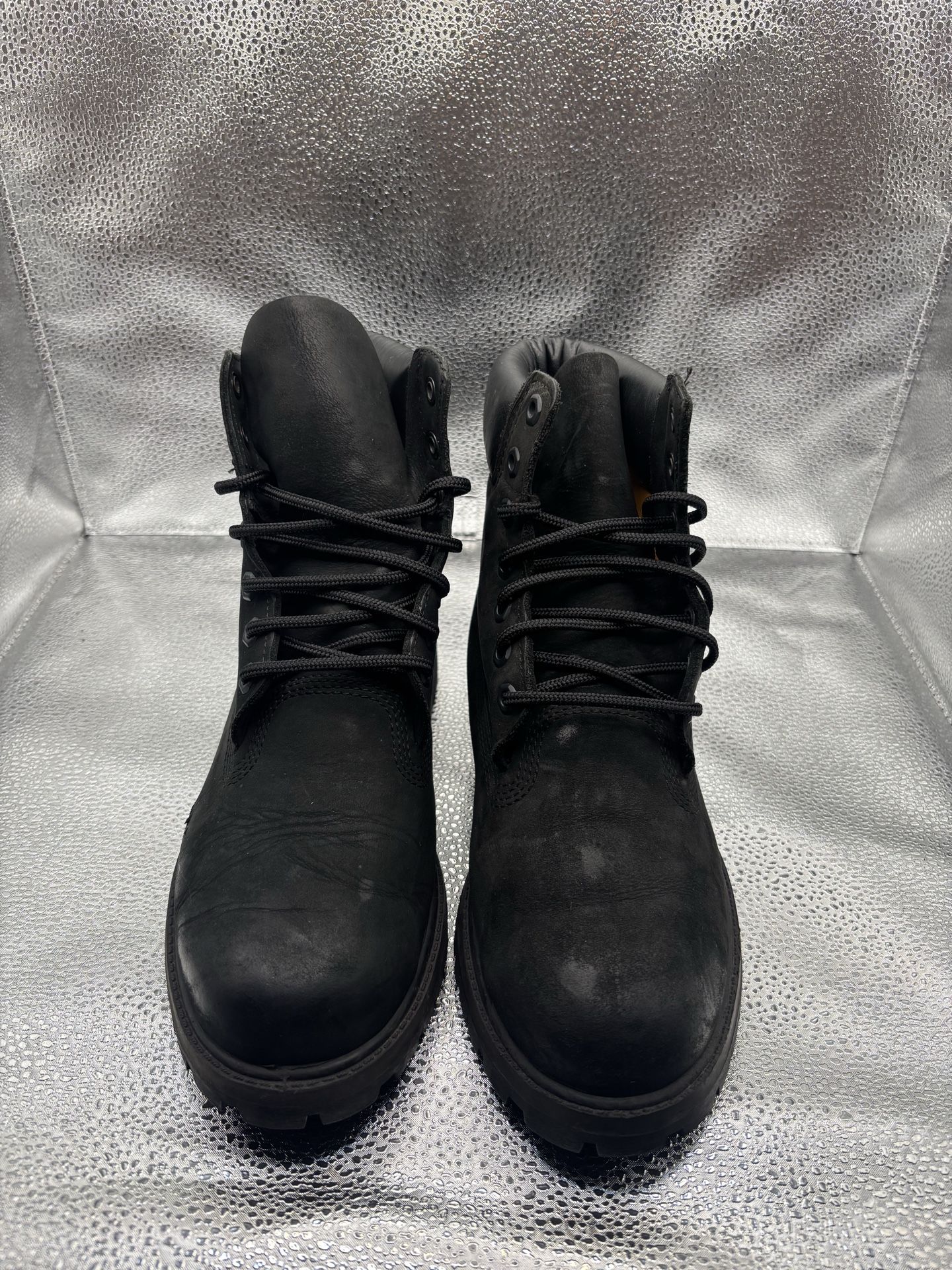 All Black Timberland Boots - Men's Size 8 - photo 2