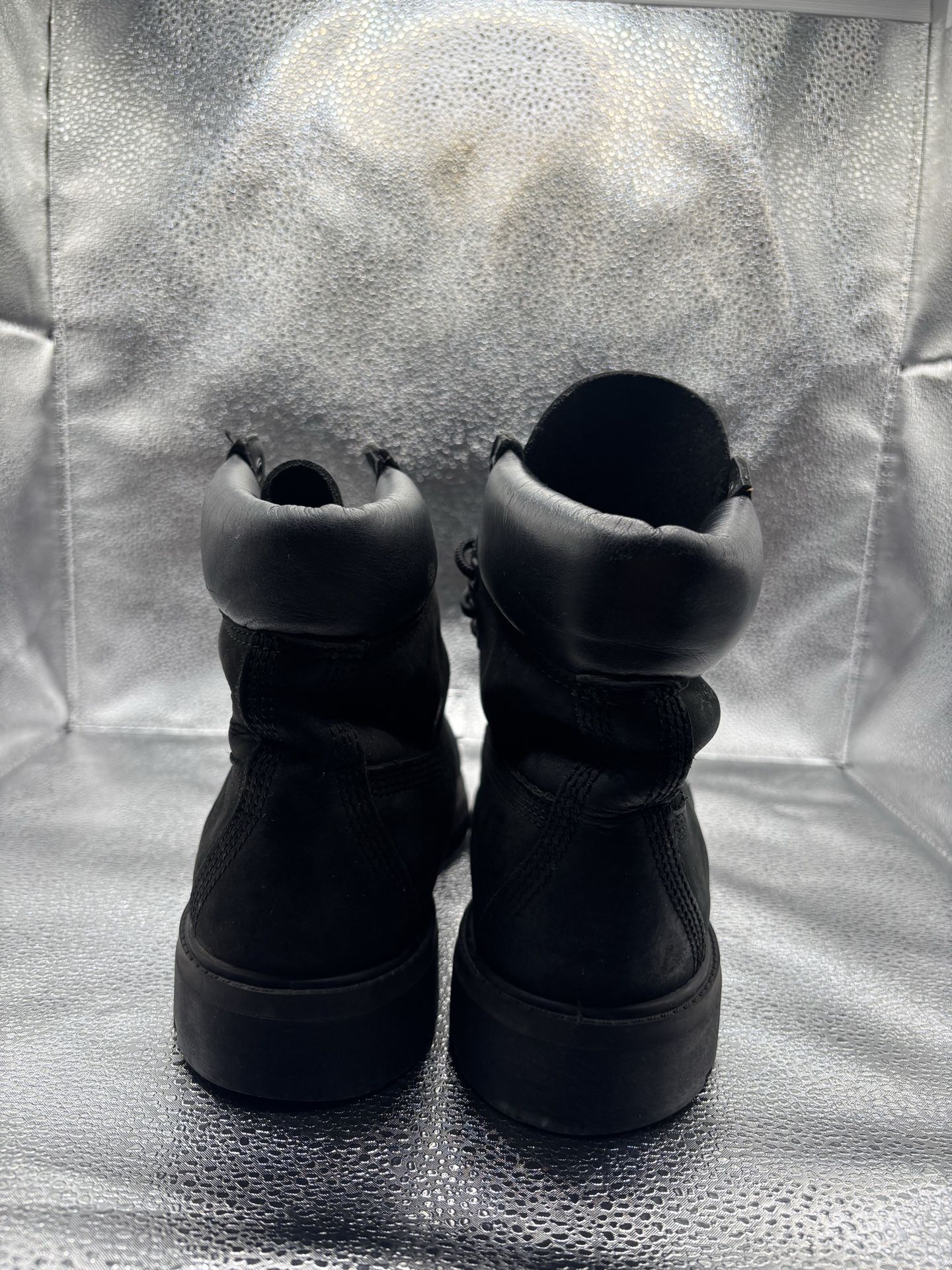 All Black Timberland Boots - Men's Size 8 - photo 4