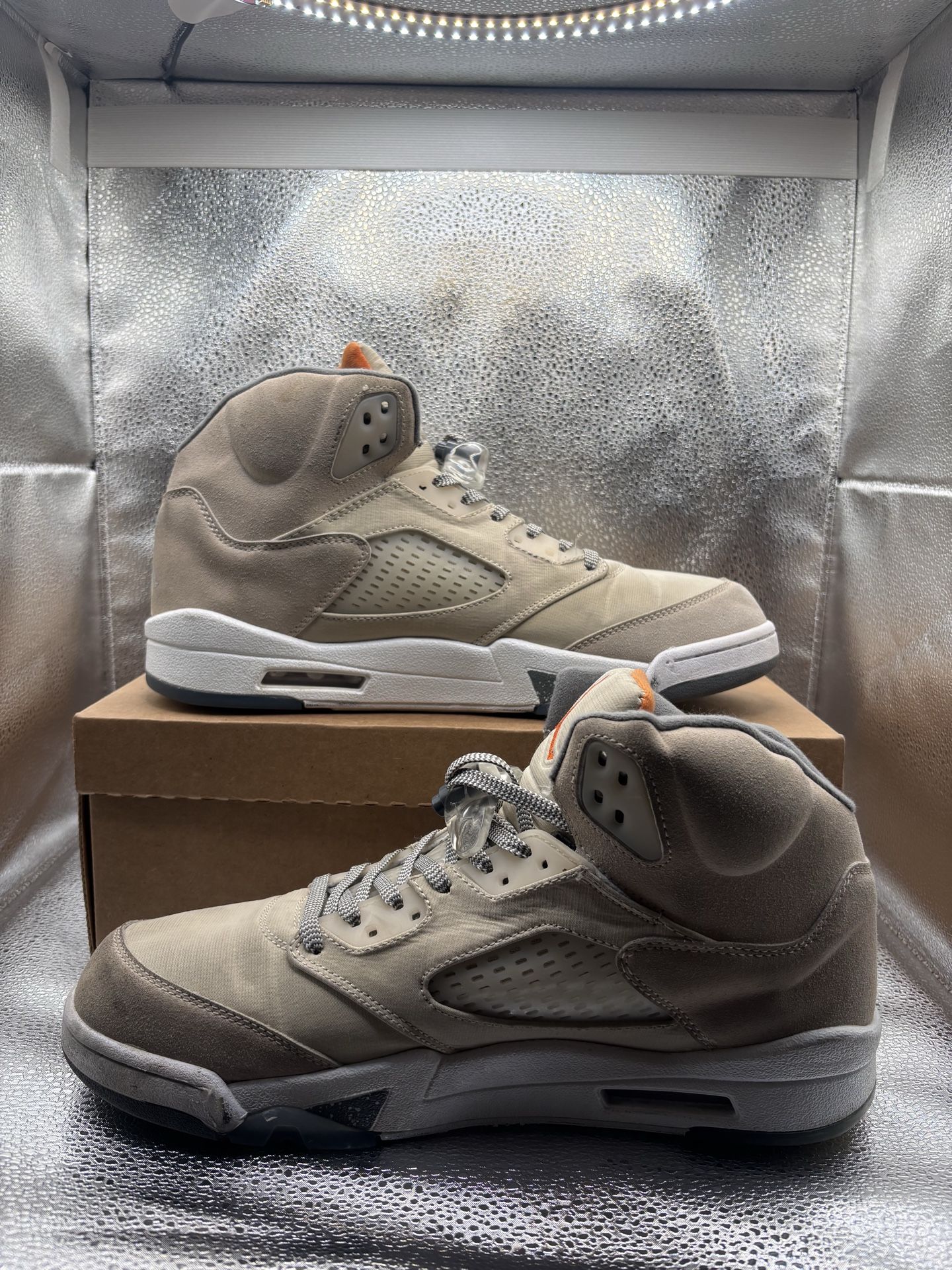 Air Jordan 5 Craft Light Orewood Brown - photo 5