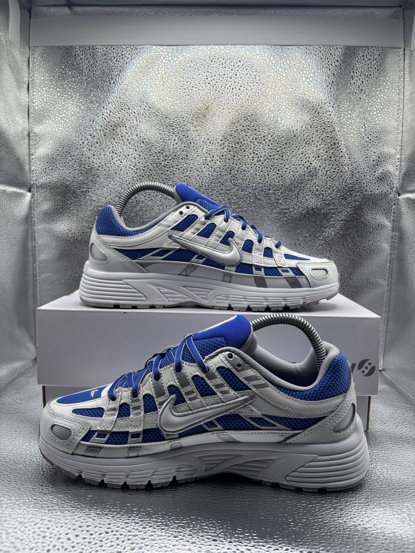 Nike P-6000 Hyper Royal Summit White Metallic GS - photo 5