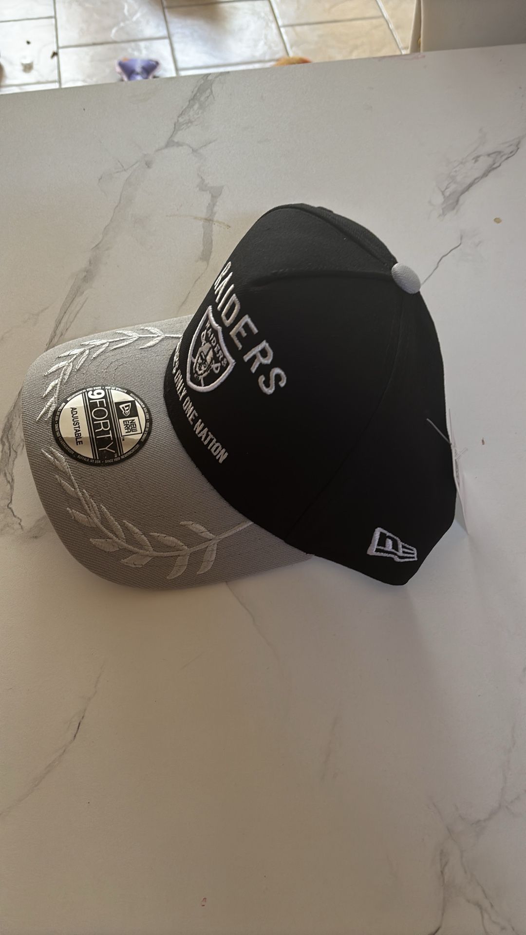 New Era Raiders Hat Black 9FORTY Snapbac - photo 2