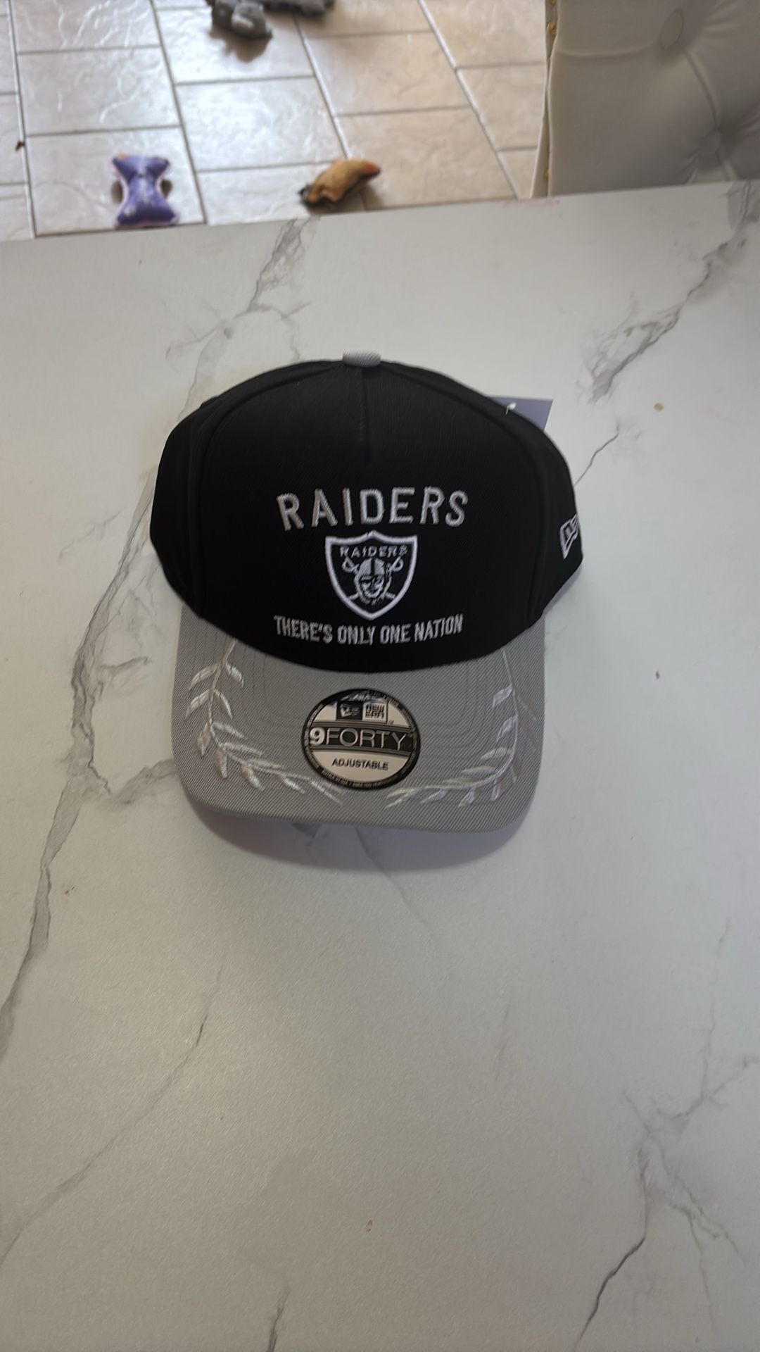 New Era Raiders Hat Black 9FORTY Snapbac - photo 5