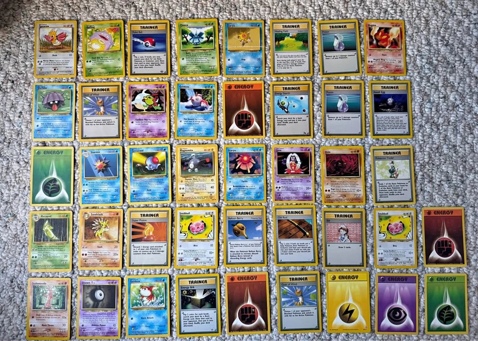 Vintage Pokemon cards 1995-2001