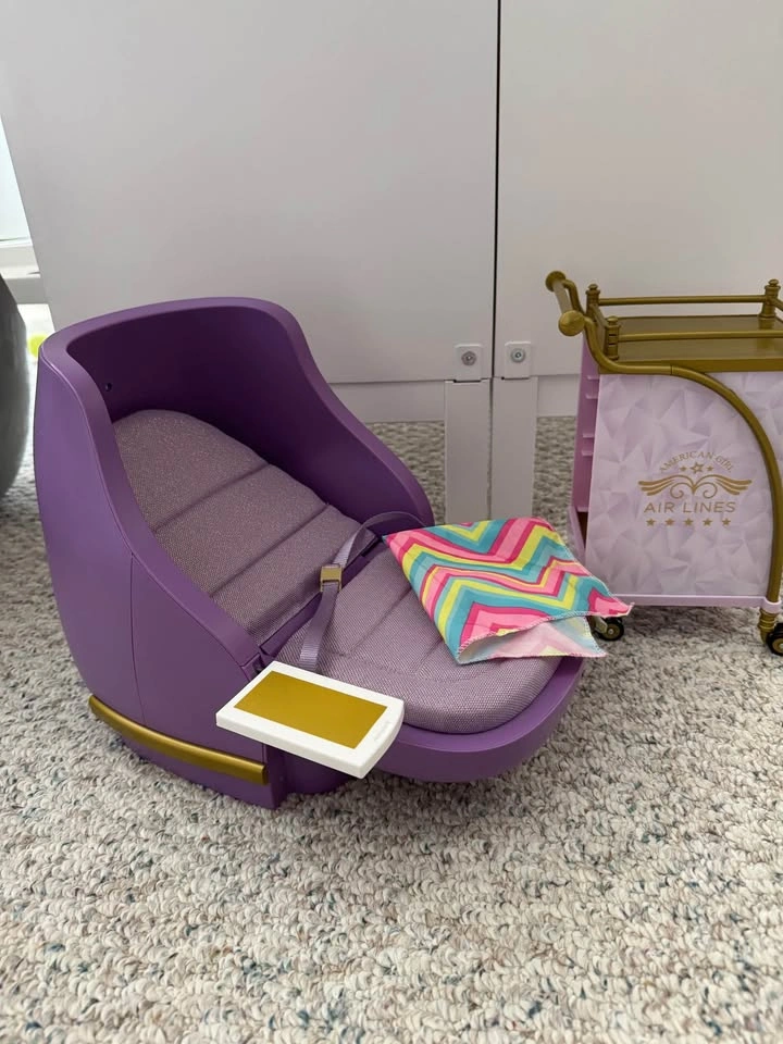American Girl Airplane Seat and Food Cart - photo 2