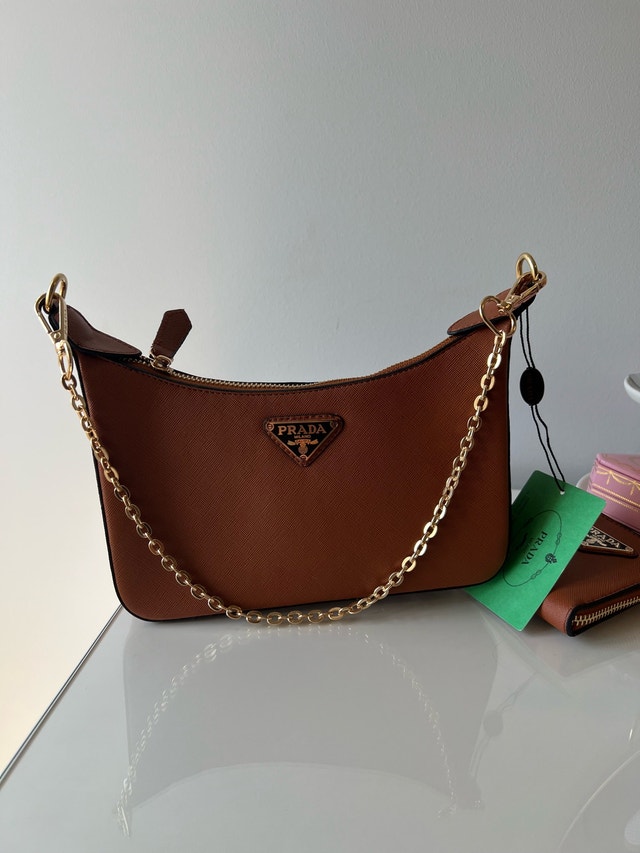 Prada Redition Camel Bag