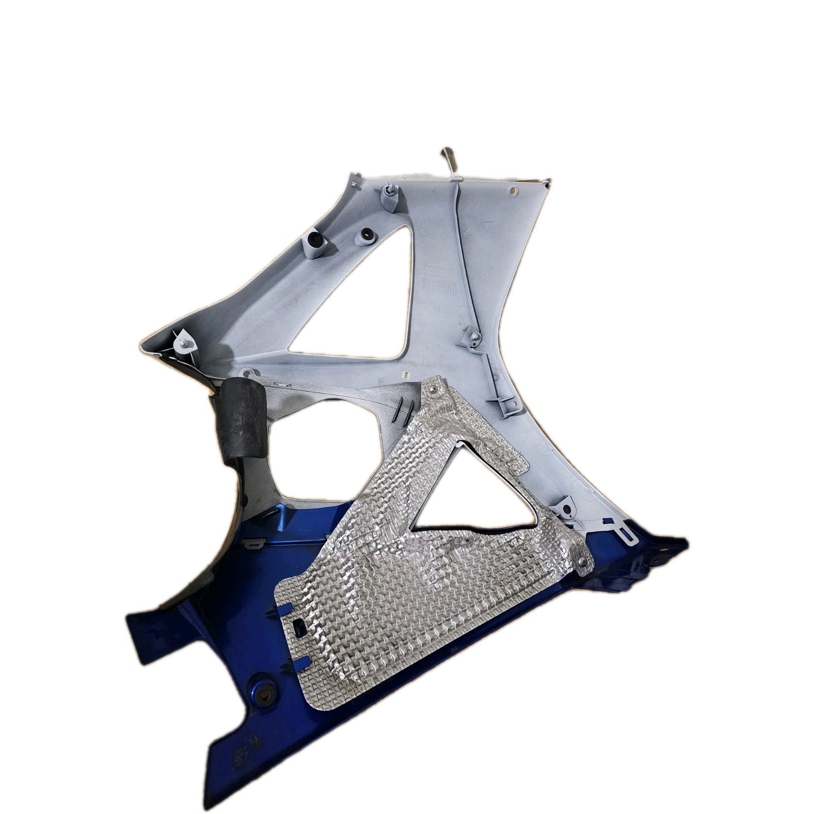 Suzuki GSXR 1000 K7 Left Side Fairing 2007 Blue White Grey - photo 3