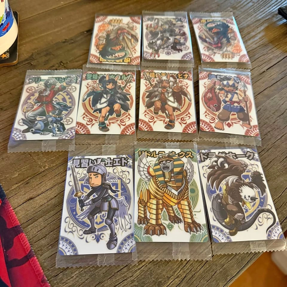 Shinrabasho Wafer Chocolate Trading Card Lot