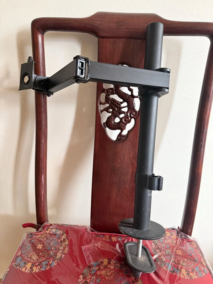Vivo Adjustable Free Standing Monitor Mount with Clamp