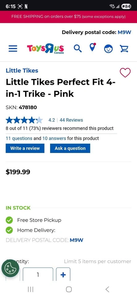Little Tikes Perfect Fit 4-in-1 Trike - Pink - photo 4