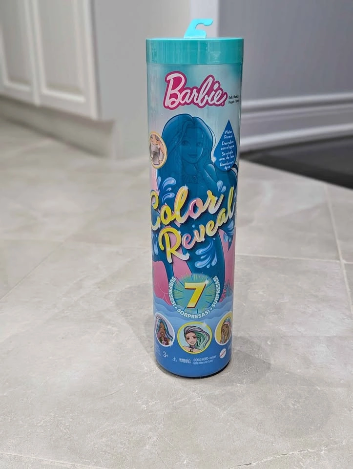 NEW Barbie Color Reveal Mermaid Doll • 7 Surprises • Ocean Serie
