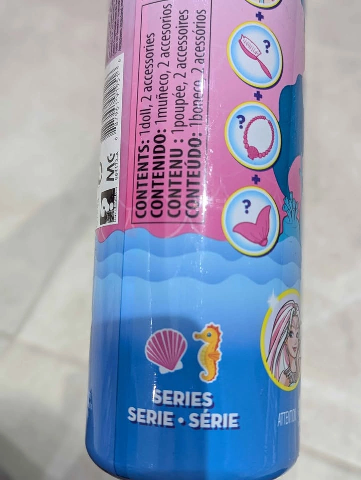 NEW Barbie Color Reveal Mermaid Doll • 7 Surprises • Ocean Serie - photo 2