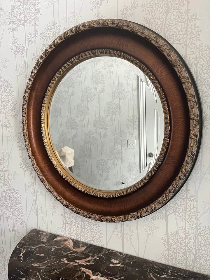 Marble Entrance Console Table with Mirror - photo 4