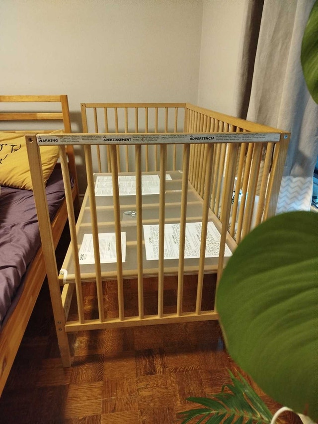 IKEA Singlar Crib / toddler convertible - photo 3