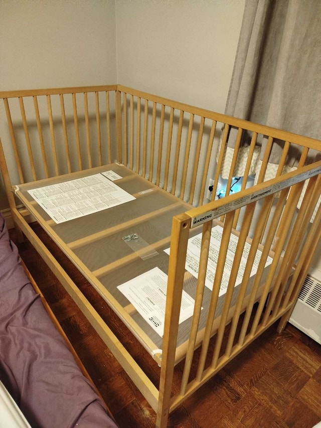 IKEA Singlar Crib / toddler convertible - photo 4