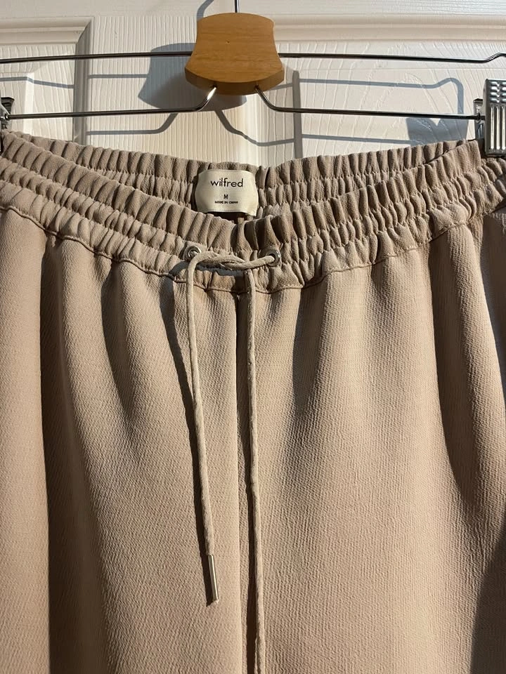 Aritzia Wilfred Jogger Drawstring Casual Pants, Size M - photo 2