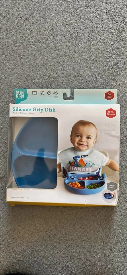 Bumkins Silicone Grip Dish