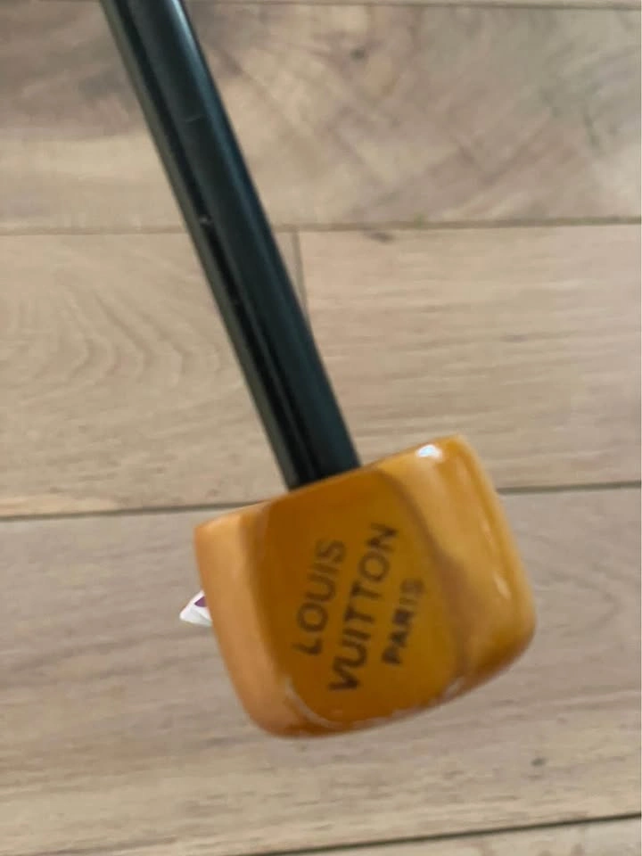 Vintage LV Monogram Print Folding Umbrella - photo 4
