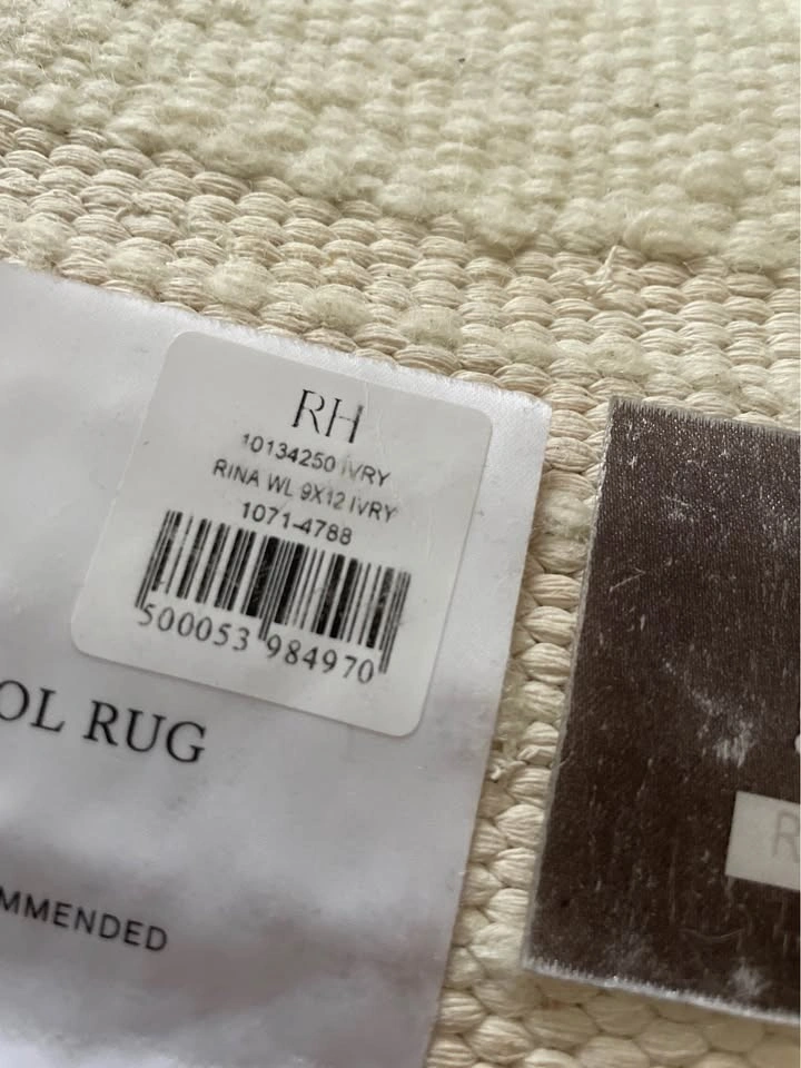 Restoration Hardware Scandinavian Organic Modern RH Rug - photo 3