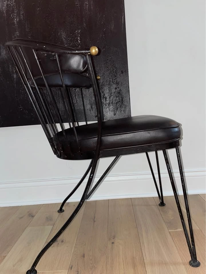 Mid Century Modern Black Accent Chair - photo 4