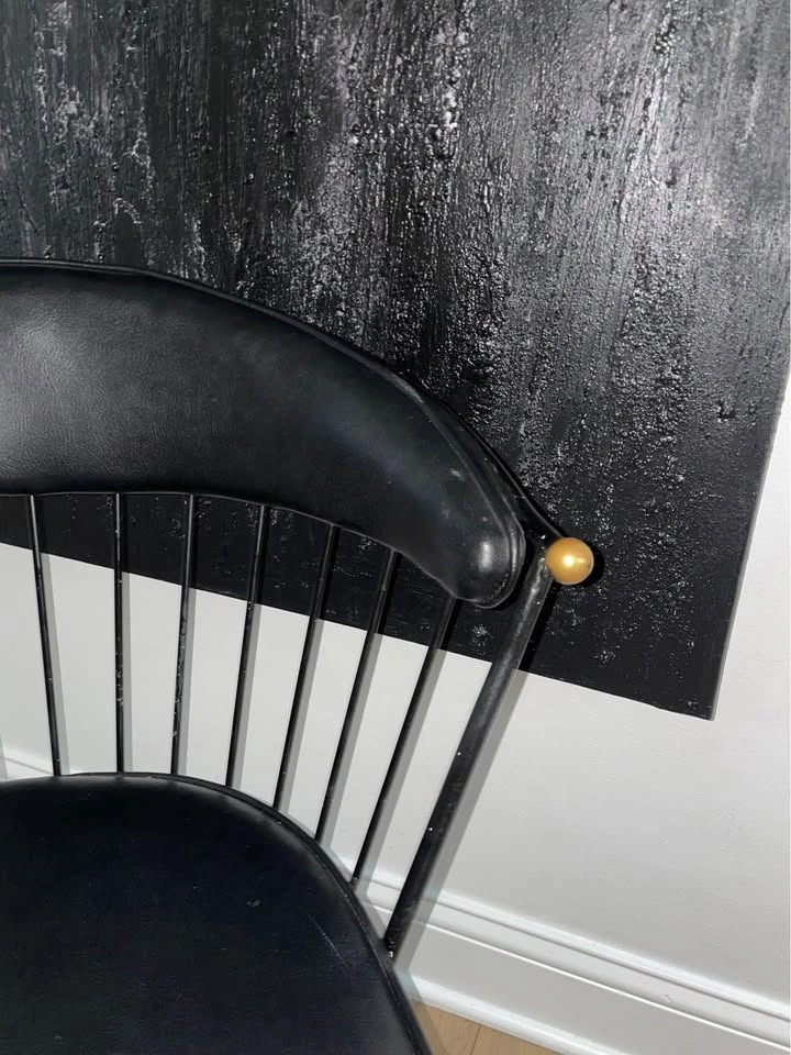 Mid Century Modern Black Accent Chair - photo 5
