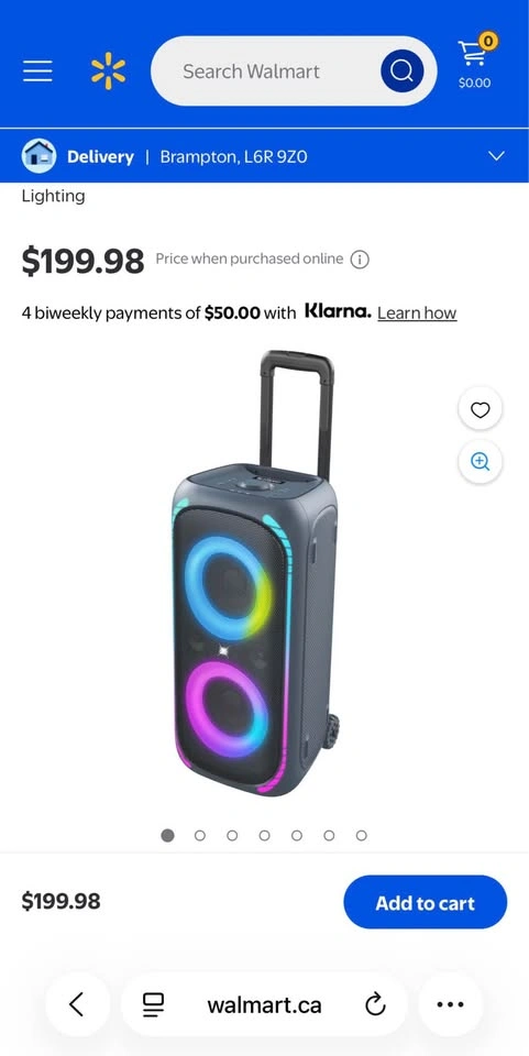 ONN Wireless Party Speaker with LED Lighting - photo 2
