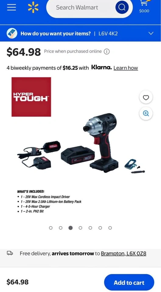 Hyper Tough 20V Max Cordless Impact Driver - photo 2