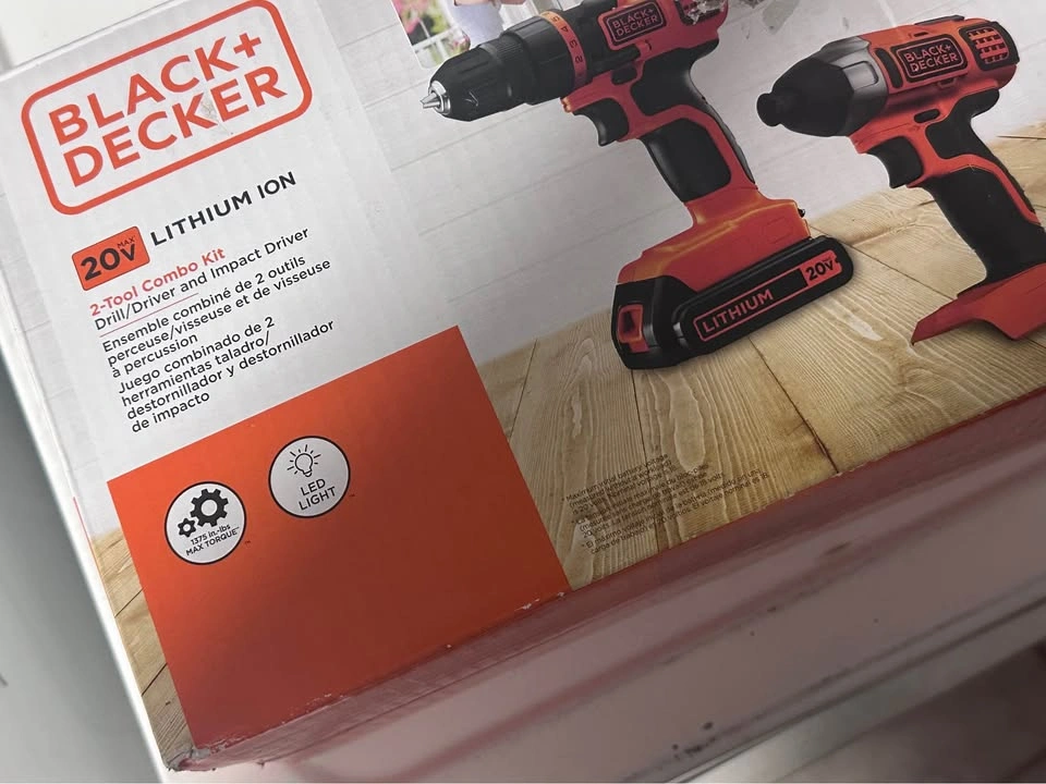 Black+Decker 20V MAX Cordless Drill and Impact Driver 2-Tool Com - photo 5