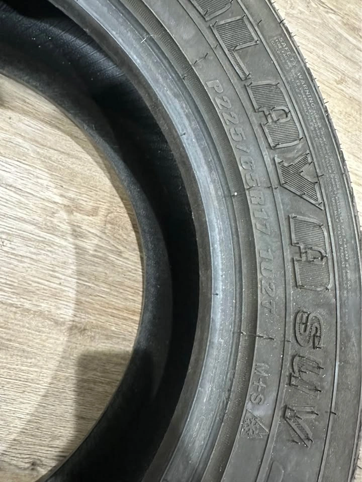 4 Federal Studded Winter Tires – P225/65R17 Accepting offers - photo 3