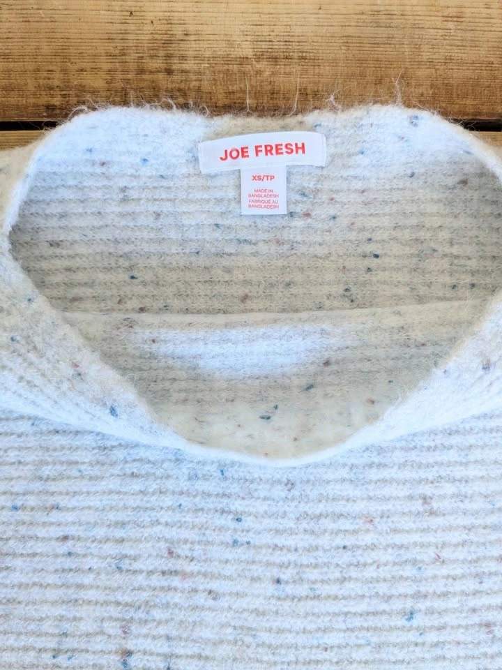 SPRING SWEATER Cozy Speckled Knit XS/M Cropped - photo 3