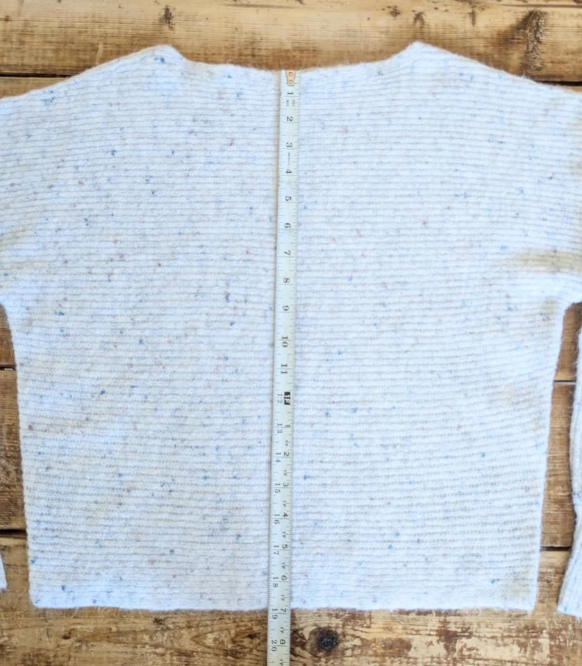 SPRING SWEATER Cozy Speckled Knit XS/M Cropped - photo 5