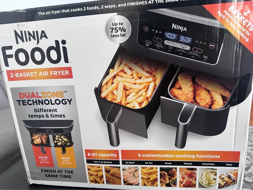 Ninja DZ201C Foodi 6-in-1 8-Qt 2-Basket Air Fryer - photo 4