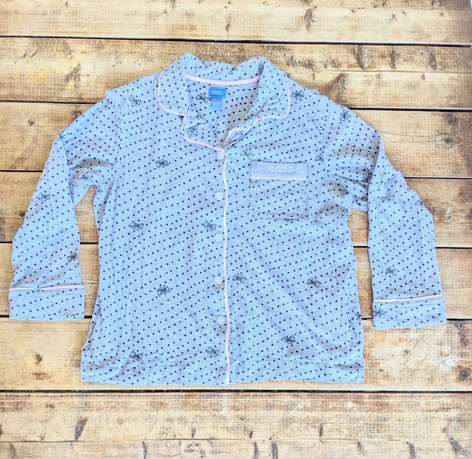 Simply Vera Vera Wang Polka Dot Pajama Top – Size S - photo 3
