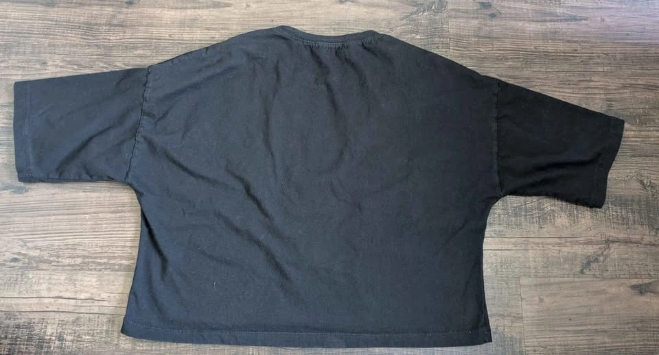 BTS Cropped Tee – Batwing Sleeve, Soft Stretch (Teen Size) - photo 3