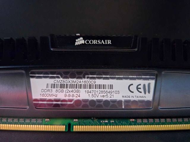 4GB DDR3 Ram Corsair Vengeance - photo 2