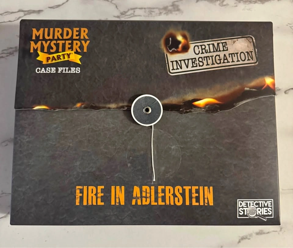 Murder Mystery Party Case Files Fire in Adlerstein