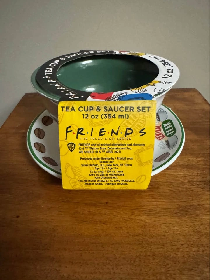Friends Central Perk Tea Cup & Saucer Set - photo 3