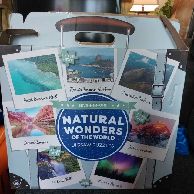 Natural Wonders Puzzles *Set of 7* EUC thumbnail