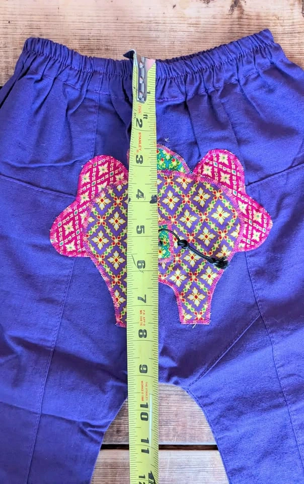 Handmade Toddler Elephant Pants 12-24M Harem Style NEW - photo 5