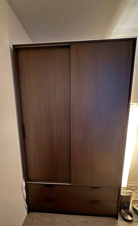 TRISIL Wardrobe with sliding doors / 4 drawer
