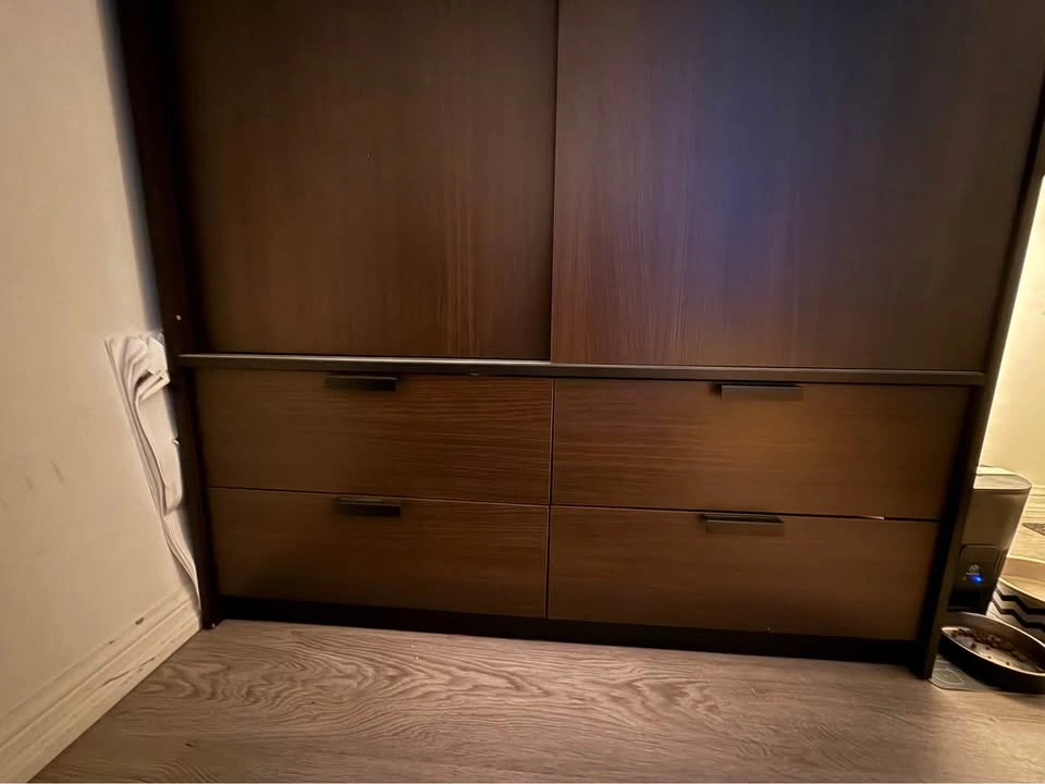 TRISIL Wardrobe with sliding doors / 4 drawer - photo 2