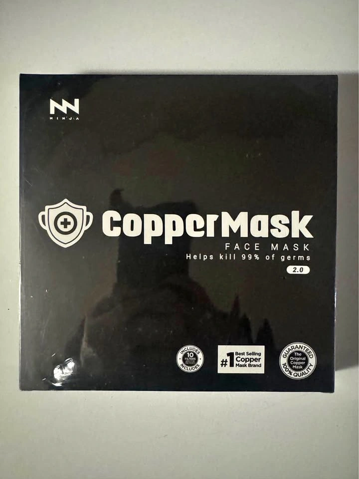 New CopperMask Face Mask Antimicrobial